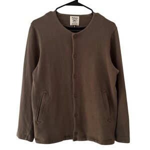 Jackman Tanabe Meriyasu‎ Japan Cotton Snap Jacket Cardigan Minimalist Workwear S